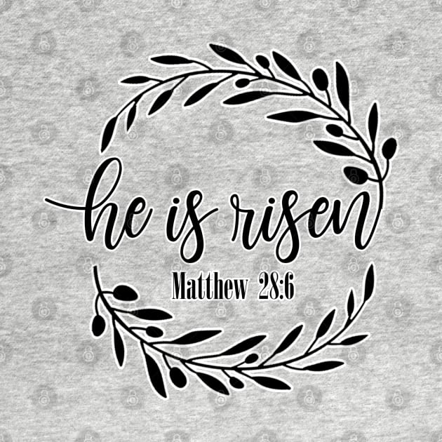 He is risen. Bible quote. Christian gift. Religious mother. Perfect present for mom mother dad father friend him or her by SerenityByAlex